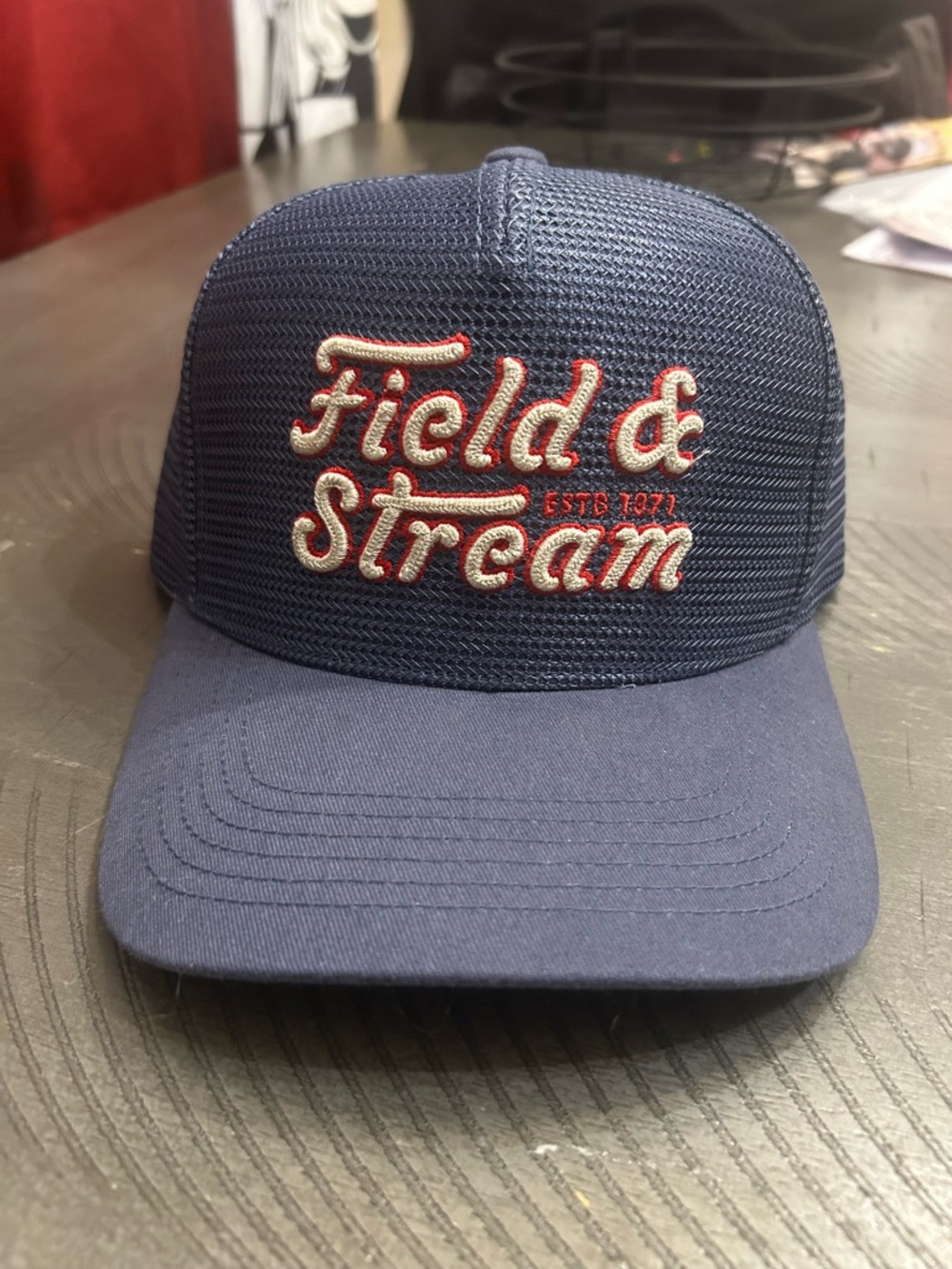 Morgan Wallen Field & Stream Navy mesh Cap